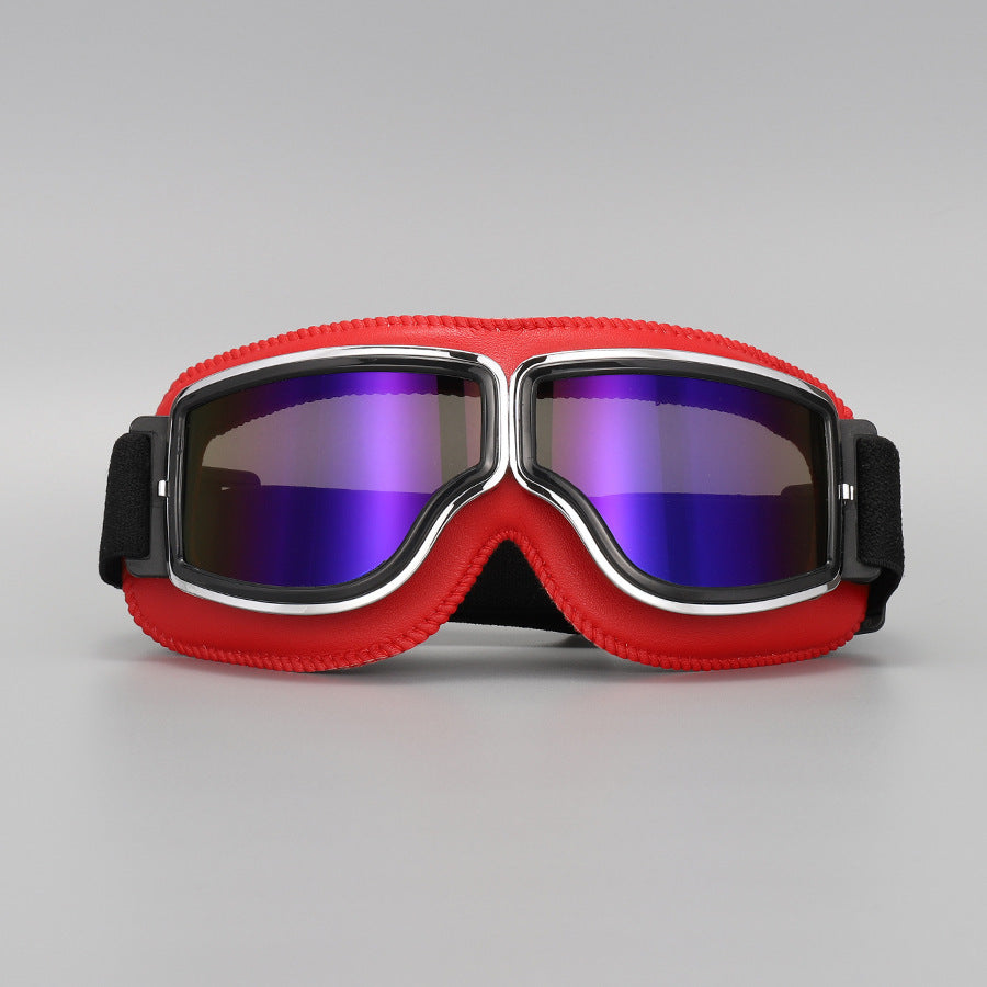 🥽 JETZT 50% RABATT! 🏍️ Vintage Helmbrillen Motorradbrillen – UV-Schutz, antibeschlagend und verstellbarer Riemen 🛡️
