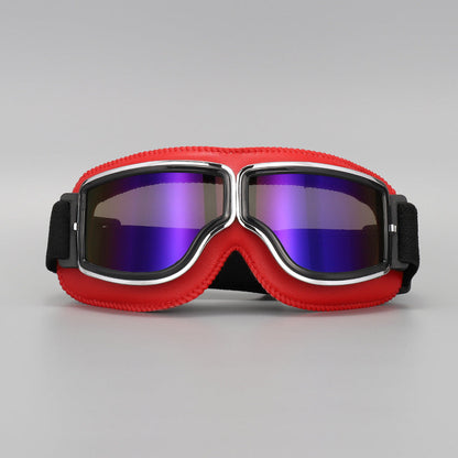 🥽 JETZT 50% RABATT! 🏍️ Vintage Helmbrillen Motorradbrillen – UV-Schutz, antibeschlagend und verstellbarer Riemen 🛡️