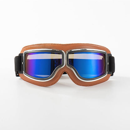 🥽 JETZT 50% RABATT! 🏍️ Vintage Helmbrillen Motorradbrillen – UV-Schutz, antibeschlagend und verstellbarer Riemen 🛡️