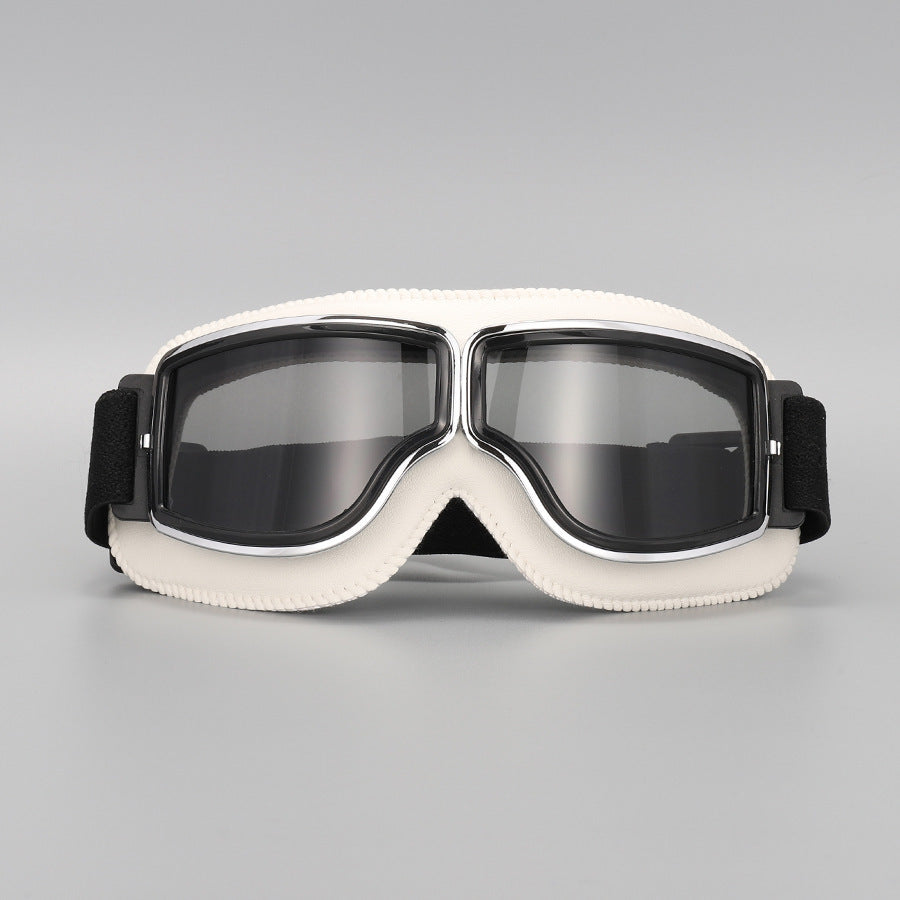🥽 JETZT 50% RABATT! 🏍️ Vintage Helmbrillen Motorradbrillen – UV-Schutz, antibeschlagend und verstellbarer Riemen 🛡️