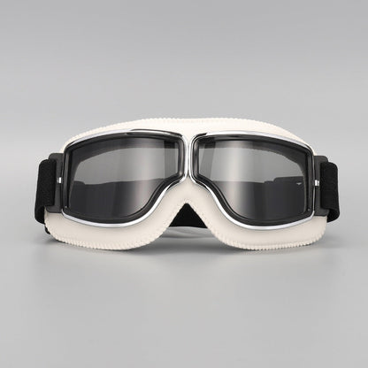 🥽 JETZT 50% RABATT! 🏍️ Vintage Helmbrillen Motorradbrillen – UV-Schutz, antibeschlagend und verstellbarer Riemen 🛡️