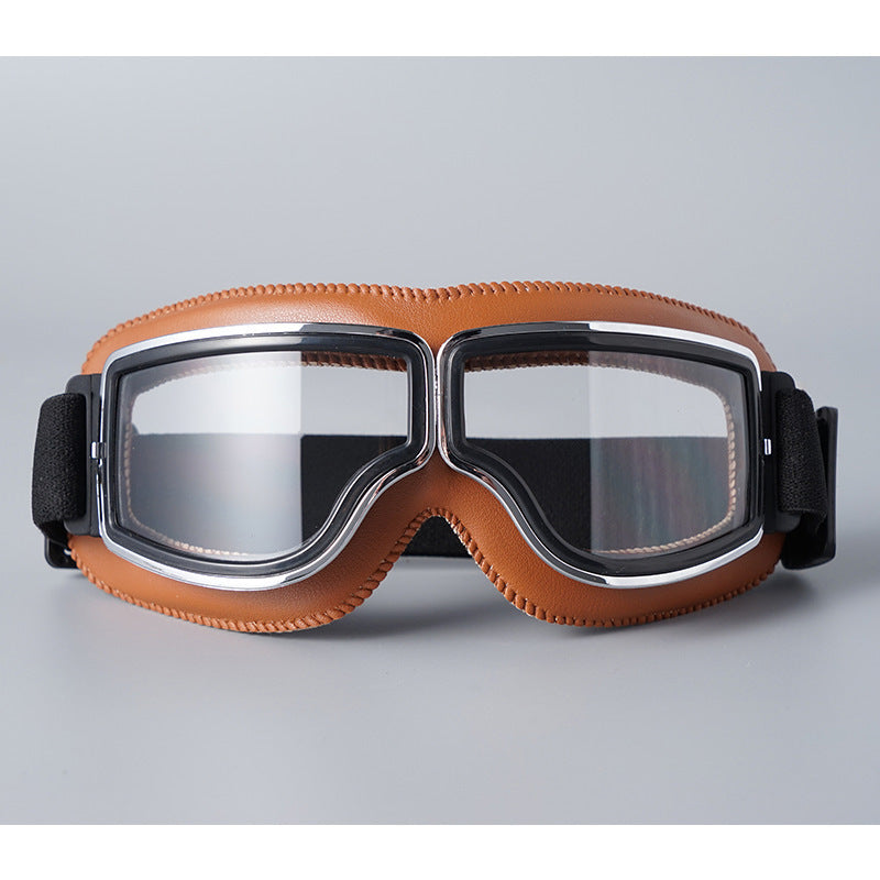 🥽 JETZT 50% RABATT! 🏍️ Vintage Helmbrillen Motorradbrillen – UV-Schutz, antibeschlagend und verstellbarer Riemen 🛡️
