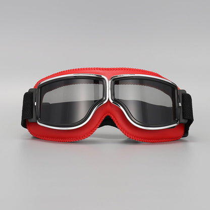 🥽 JETZT 50% RABATT! 🏍️ Vintage Helmbrillen Motorradbrillen – UV-Schutz, antibeschlagend und verstellbarer Riemen 🛡️