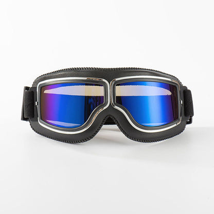 🥽 JETZT 50% RABATT! 🏍️ Vintage Helmbrillen Motorradbrillen – UV-Schutz, antibeschlagend und verstellbarer Riemen 🛡️