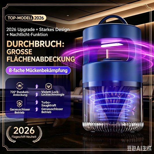 🦟 50% RABATT! 💐 LED-Insektenvernichter für Innen – Leise & sicher fürs Schlafzimmer – Chemiefrei, effektiv & mit Nachtlicht-Modus – ideal für ruhige Nächte und kinderfreundliche Umgebungen 🛏️