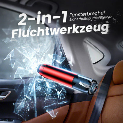 ⌛ Nur noch 3 Tage – 50 % auf alles! ⏰Notfall-Autofenster-Brecher mit Sicherheitsgurt-Schneider