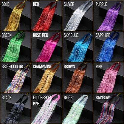 🏆 Last Day Special Price €8.99 ! 🎁14-pack Glitter Satin Hair Accessories ✨