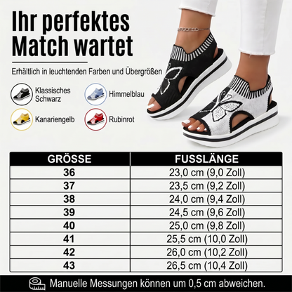 👡 Damen Casual Peep-Toe Platform Sandalen – bequemer Plateauabsatz, luftiges Design & perfekt für Strand, Urlaub & Alltag