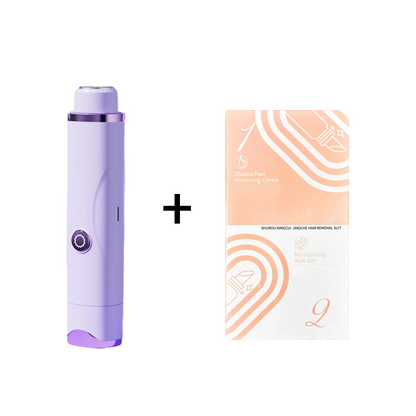 Elektrischer Körperhaartrimmer mit zwei Köpfen: Gesichtsbehaarung, Beinhaare, Haarschnitte – alles mit einem Gerät erledigt