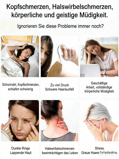 🛒 1 KAUFEN, 1 GRATIS ERHALTEN! ✨ 6-Zacken-Meridiankamm – Akupressur-Kopfhautmassagegerät & Haarentferner, unterstützt die Durchblutung und Entspannung, mit natürlichem Holzdesign 🌿💆‍♀️