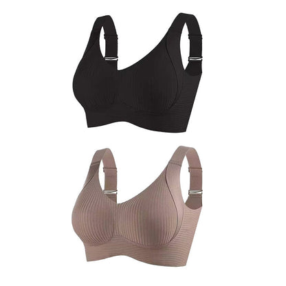 🔥50% Rabatt für begrenzte Zeit💕Gerippter Push-up-BH für Frauen, verstellbar, kabellos
