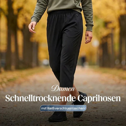 👖 50% RABATT! ⏰ Damen Capri-Hose – elastisch & schnelltrocknend – Leicht, atmungsaktiv & perfekt für Reisen, Sport oder den Alltag 🌸