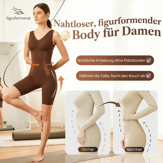 ⏳ LIMITIERTES ANGEBOT: 50% RABATT 💥 Formende Einteiler-Shapewear mit Bauchstraffung & Hüftlifting – völlig nahtlos!