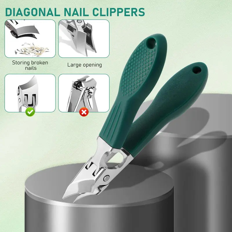 🔥1 kaufen, 1 gratis🔥Nagelknipser mit abgeschrägter Klinge im Adler-Schnabel-Design