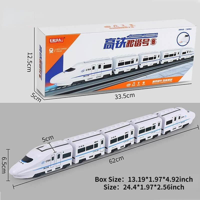 💥Hot Sale💥Elektrische Universal-Simulation Hochgeschwindigkeits-Eisenbahn Harmony Train Toy