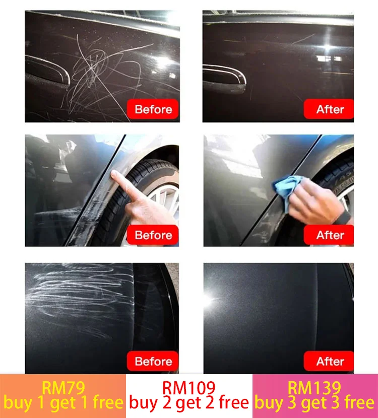 💥1 kaufen 1 gratis:Autolack-Kratzerentfernungsspray