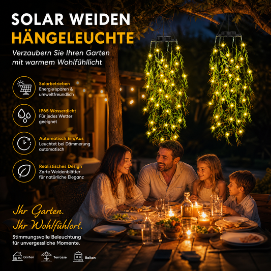 ☀️ 【Limitiertes Angebot – 50% Rabatt】 – Solar-Efeu-Lichterkette mit künstlichen Blättern – wasserdicht, 8 Beleuchtungsmodi & flexibel – perfekt für Garten, Balkon & Wanddekoration 🌿💡