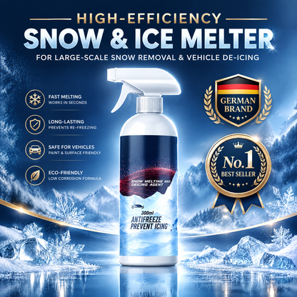 🧊 Hocheffizientes Schnee- und Eisschmelzmittel; geeignet für großflächiges Schneeschmelzen und die Enteisung von Fahrzeugen.