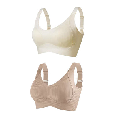 🔥50% Rabatt für begrenzte Zeit💕Gerippter Push-up-BH für Frauen, verstellbar, kabellos