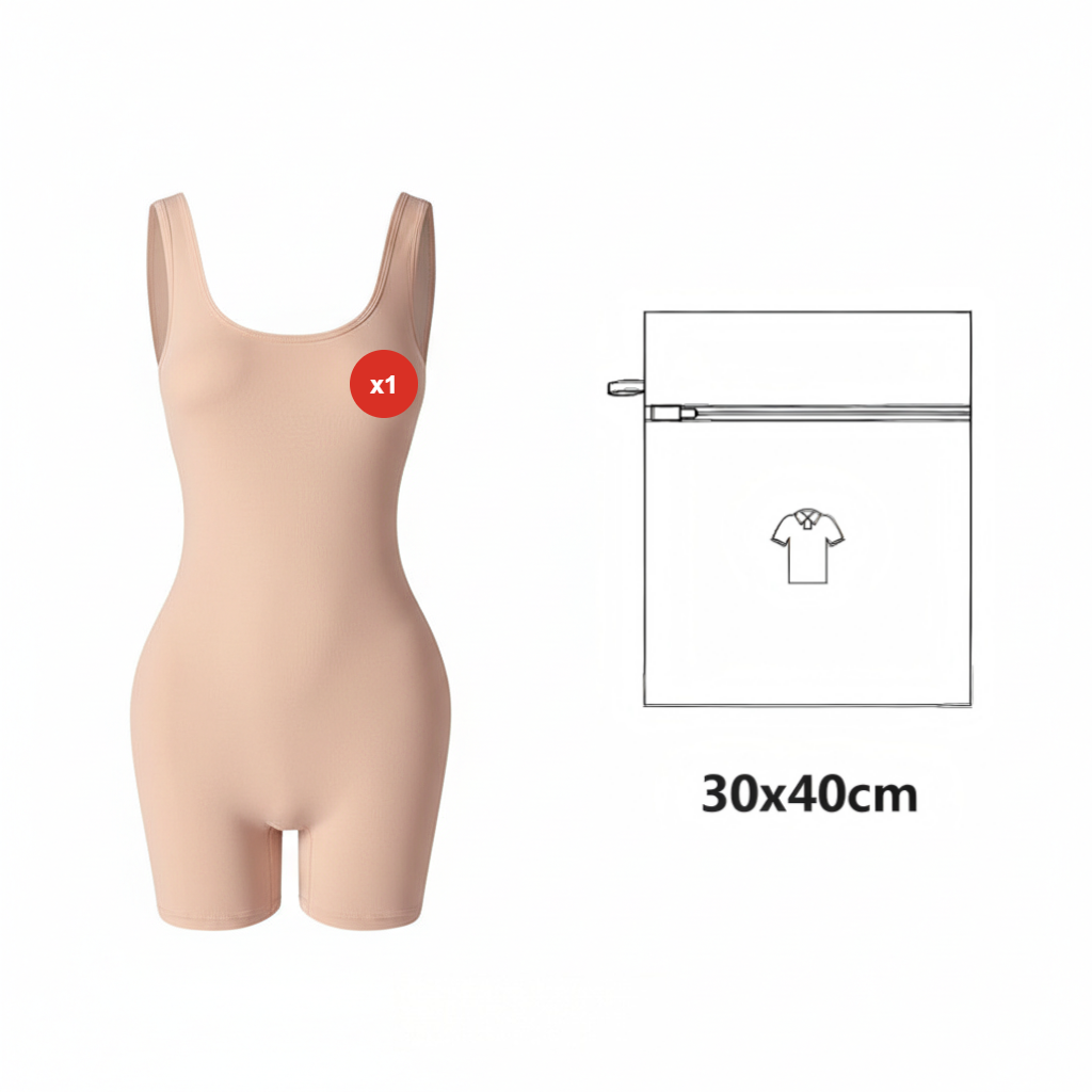 ⏳ LIMITIERTES ANGEBOT: 50% RABATT 💥 Formende Einteiler-Shapewear mit Bauchstraffung & Hüftlifting – völlig nahtlos!