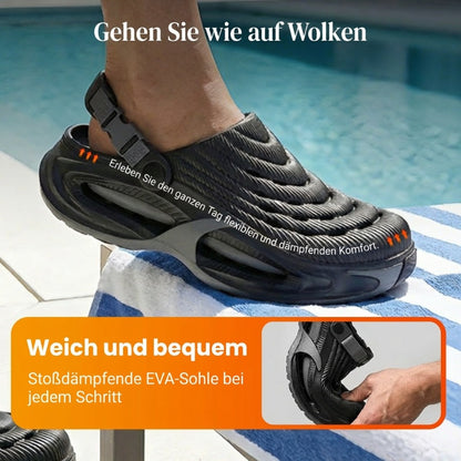 👡 50% RABATT! 💧 Atmungsaktive rutschfeste Clogs – Komfortabel, sicher & ideal für Badezimmer, Pool & Garten 🌿