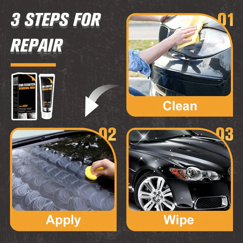 🚗💨 KAUFE 2, ERHALTE 1 GRATIS! Autolack-Polierpaste – Entfernt Kratzer & verleiht Hochglanz, für alle Lackfarben, schnelle Anwendung 🛠️✨2