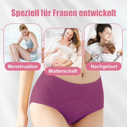 🌸Kaufe 1 und erhalte 3 Packungen🌸Hohe Taille Auslaufsicher Höschen