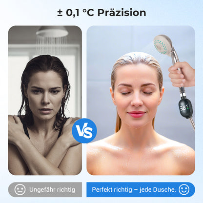 💧 Duschthermometer 🌡️ Schluss mit Raten - Sofortige Temperatur! 🚿