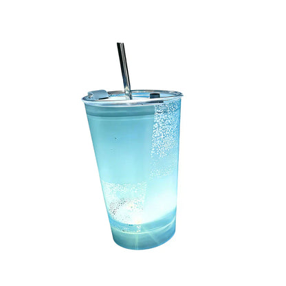 Leuchtender Red Bull Becher mit Strohhalm – Für Partys, Bars & Veranstaltungen 🥤✨