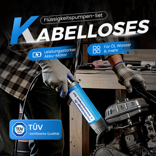 🔋 50% RABATT! ✨Hochleistungs-Öl- und Wasserpumpensatz