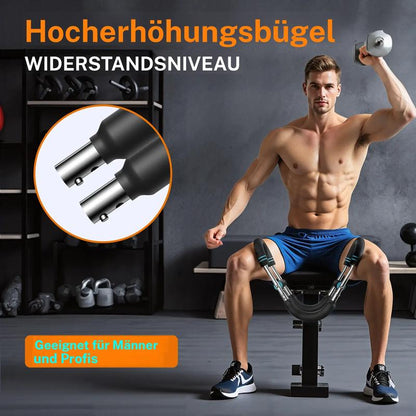📢📢50 % RABATT! Verstellbare Hantelstange 60–110 lbs – Tragbarer Arm- und Brusttrainer, das ultimative Fitnessgerät für zu Hause! ✨🔥