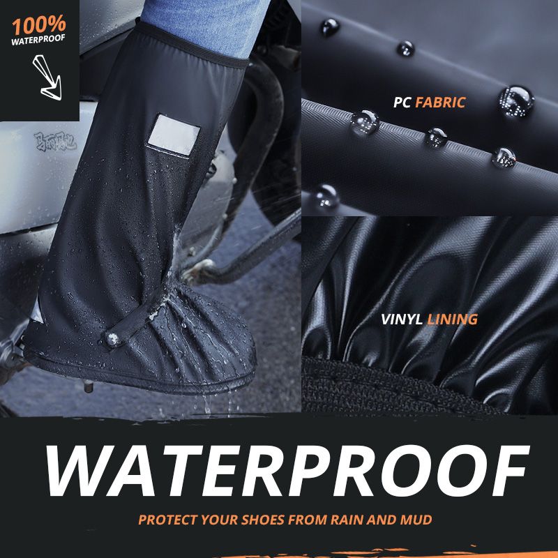 👢☔ Wiederverwendbare Überschuhe – 100% wasserdicht, rutschfest & faltbar – für jeden Einsatz! ✨