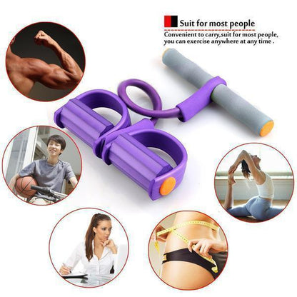 Multifunktionales Widerstandsband – Fußpedal, Bauchmuskeltrainer & Beinübungen💪🏋️‍♀️
