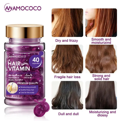 ✨ Haarmaske in Kapseln – 1 Kapsel, sofortiger Glanz & Anti-Frizz! 💎🌿