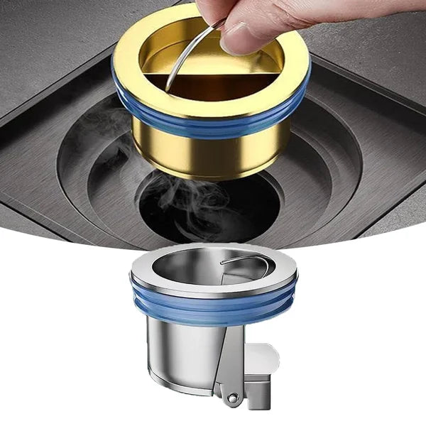 🔥Downspout Universal Messing Bodenablauf Kern Anti-Odor Deodorizer👉Geruchshemmend & Verstopfungsfrei
