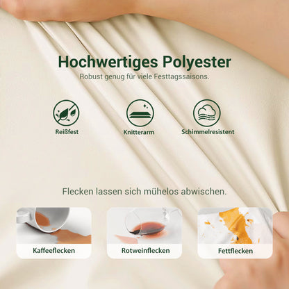 🔥Solange der Vorrat reicht 46 % Rabatt!🎉Stilvolle Tischdecke mit Weihnachtsmotiv