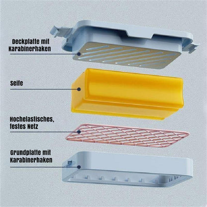 🔥Heute 35% Rabatt🔥Seifenschale mit hochelastischem Netz