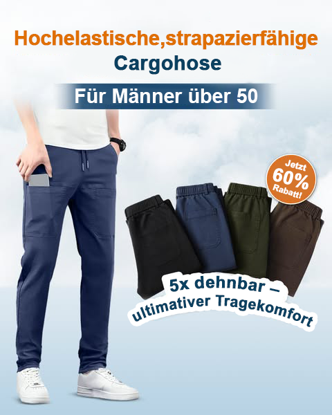 🔥Letzter Tag 50% Rabatt!🏆MultiPants – Hochelastische, strapazierfähige Cargohose mit vielen Taschen