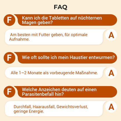 100 Tabletten zur Breitband-Entwurmung