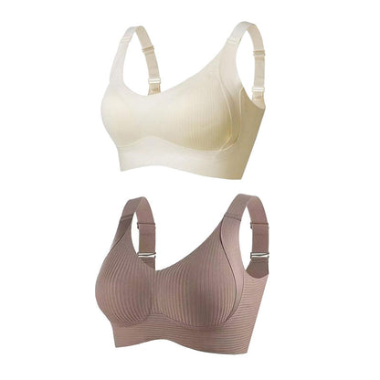 🔥50% Rabatt für begrenzte Zeit💕Gerippter Push-up-BH für Frauen, verstellbar, kabellos