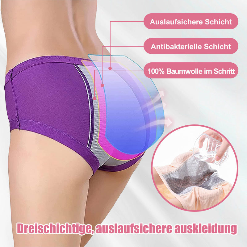 🌸Kaufe 1 und erhalte 3 Packungen🌸Hohe Taille Auslaufsicher Höschen