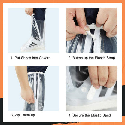 👢☔ Wiederverwendbare Überschuhe – 100% wasserdicht, rutschfest & faltbar – für jeden Einsatz! ✨