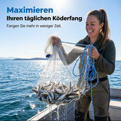 🎉🚨Zeitlich begrenzt – 50% RABATT!🌊🐟Wurfnetz zum Angeln – Robust & schnell sinkend – Perfekt für Meer, See oder Fluss – vielseitig einsetzbar zum Fang von Köderfischen oder Garnelen