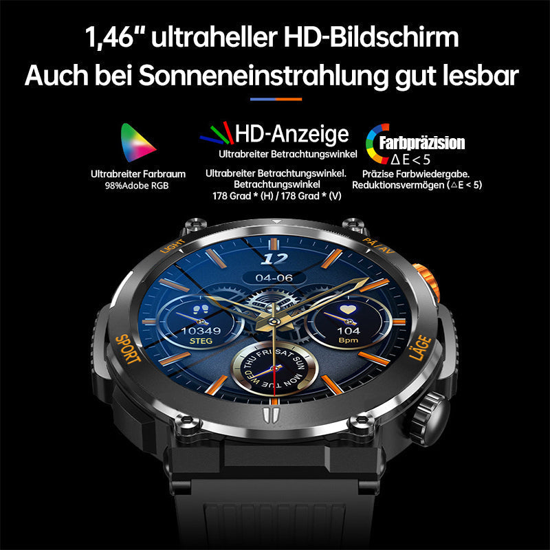 🔥Heute 39% OFF🔥⌚2024 NEW-Sports Outdoor Wasserdichte Smartwatch