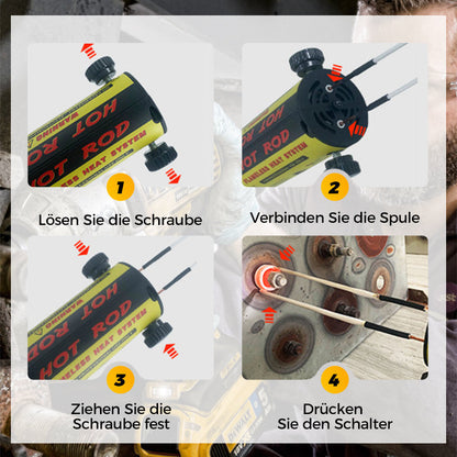Magnetisches Induktionsheizungsset - 1100W Induktionshitze Werkzeug zum Entfernen von Bolzen✅Kostenloser Versand📦