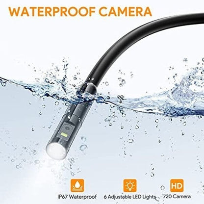 ⏳Zeitlich begrenztes Sonderangebot⏰3-IN-1 ENDOSCOPE - 2.0MP HD with 6 LED Lights, IP67 Waterproof, Compatible with Smartphones for Home Inspection and DIY Projects 📱🛠️