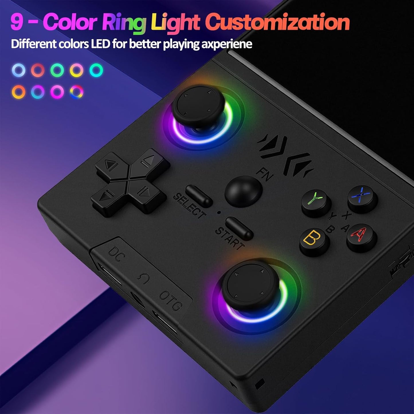 Retro-Handheld 3D-Videospiel-Konsole