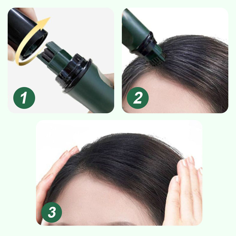 ✨ Anti-Wurzelstift 3-Farben-Menü - 10-Sekunden-Abdeckung mit wasserfester Formel für sofortige Verjüngung 🌟🧴