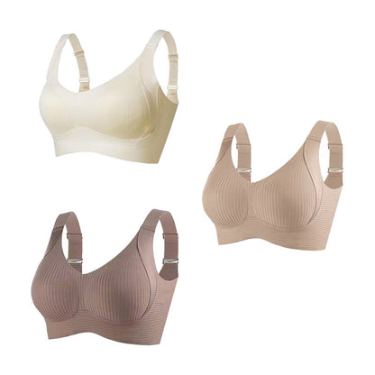 🔥50% Rabatt für begrenzte Zeit💕Gerippter Push-up-BH für Frauen, verstellbar, kabellos