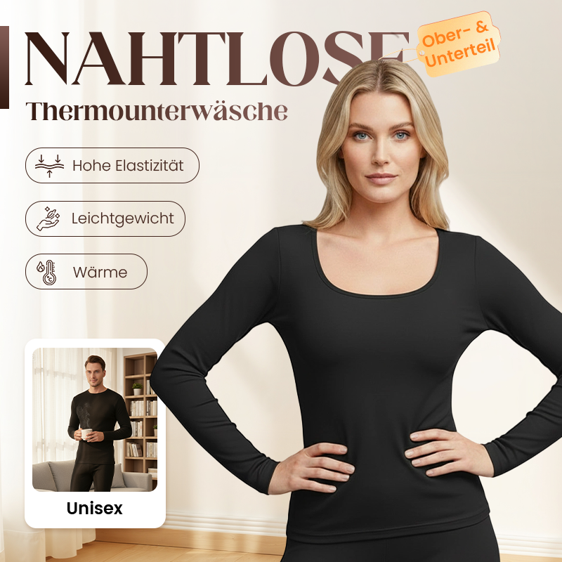 🩲 50% RABATT JETZT! ✨ Nahtlose Elastische Thermounterwäsche - Atmungsaktives Material mit Leichter Stütze für Unsichtbaren Komfort den Ganzen Tag 🌸✨